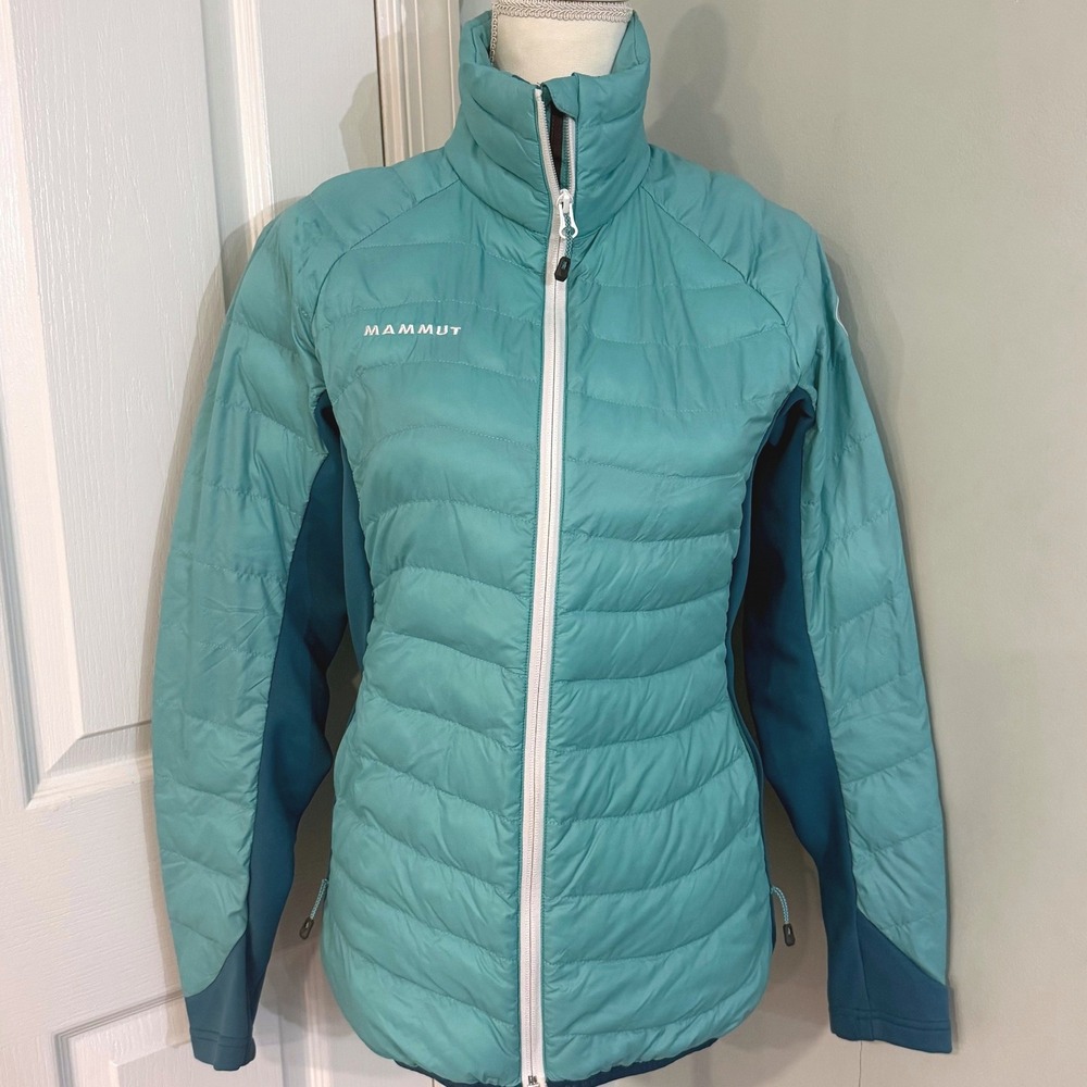 Mammut Women's Flexi Hybrid Down Jacket Size S Lightweight Duck Down Primaloft